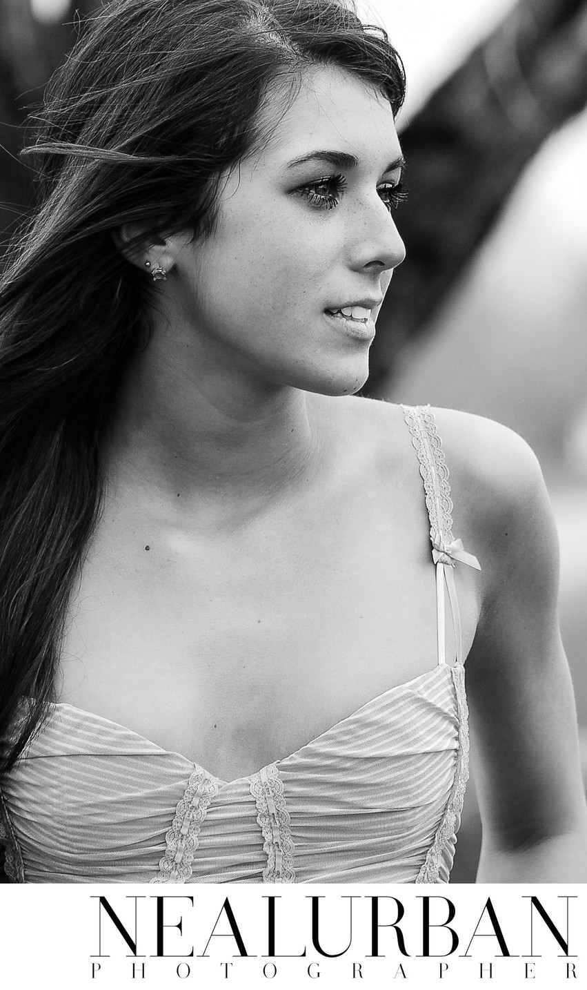 Outdoor Headshot for High School Senior