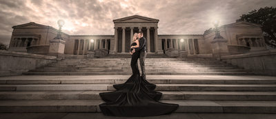 Albright Knox Art Gallery Maternity Session
