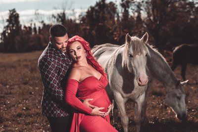 Magical Maternity with horses