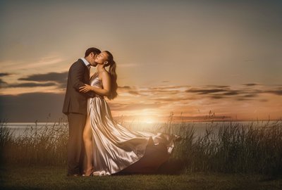 Sunset Engagement Session at Fort Niagara State Park