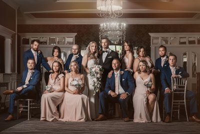 Editorial Photo of Wedding Party at Samuel's 