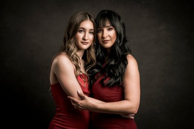 Mother Daughter Photoshoot in Studio