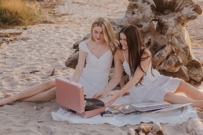 High School Senior Bestie's at the Beach