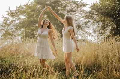 Best Friend Senior Portrait Session