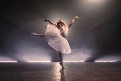 On Stage Ballet Dancer at Fort Niagara Theater