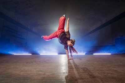 Hip Hop Dancer on Stage at Abandon Theater