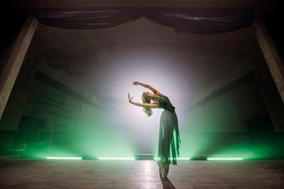 Abandon Theater Ballerina on Stage