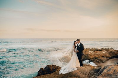 Cabo San Lucas Beach Bride and Groom