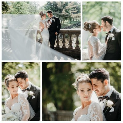 Husband and Wife Portraits at Forest Lawn Cemetery 