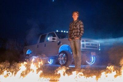 Fire & Light Senior Session