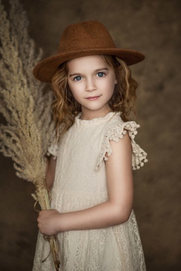 Little Girls Studio Portrait