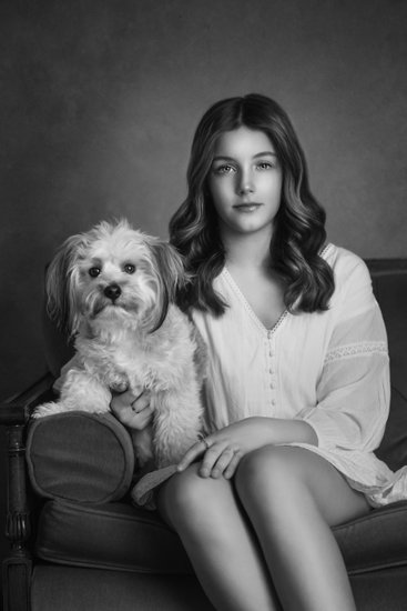 Portraits of a Girl and her Dog