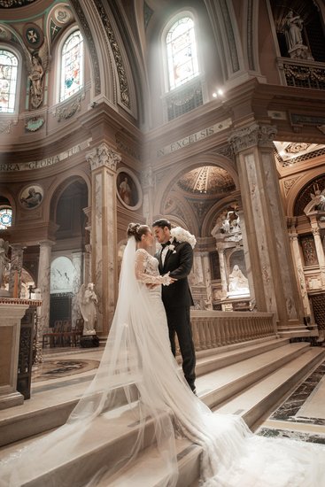 Basilica Bride and Groom Buffalo NY