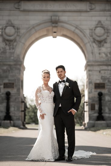 Forest Lawn Cemetery Bride and Groom