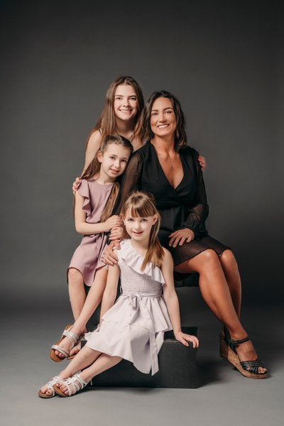 All Girl Family Studio Photos