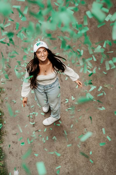 Confetti Senior Session at Delaware Park