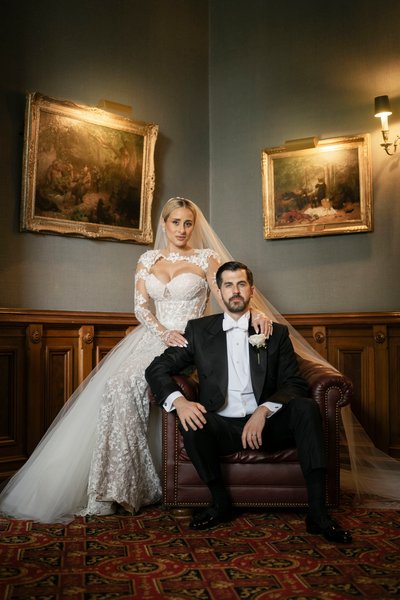 Buffalo Club Bride and Groom Editorial Photos