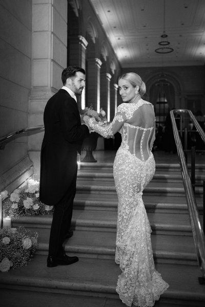 Bride and Groom Entrance at Admiral Room Buffalo