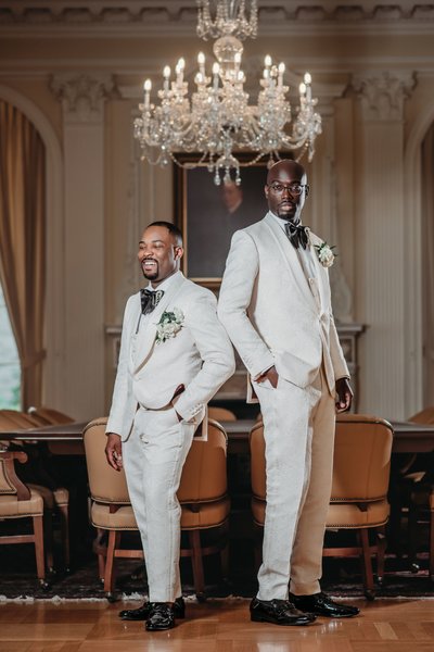 Grooms at Knox Mansion 