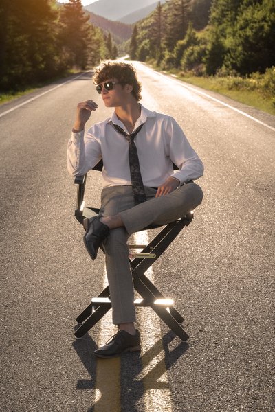 High Fashion Style Senior Portraits