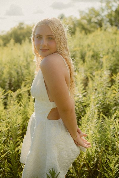 Senior Session in Tall Grass