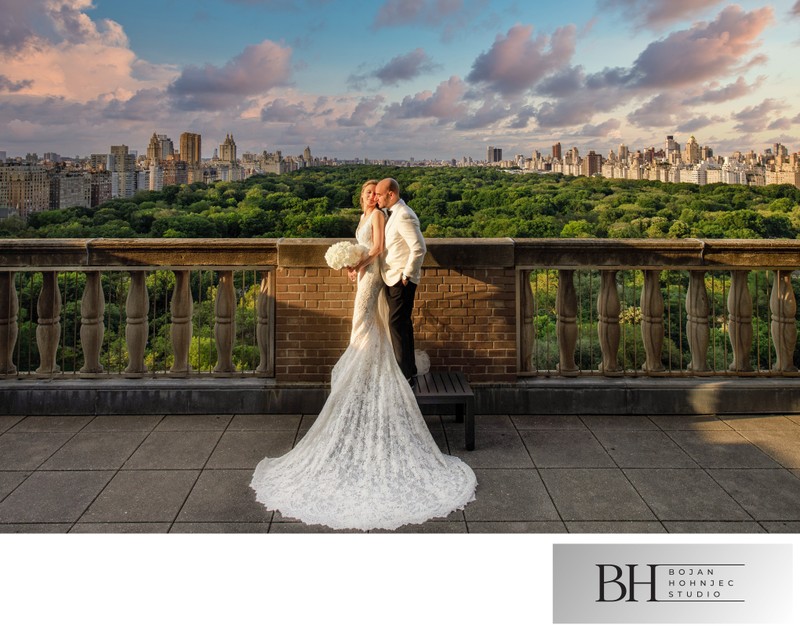 New York Athletic Club Wedding Bride & Groom