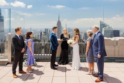 Top Of The Rock Wedding Ceremony