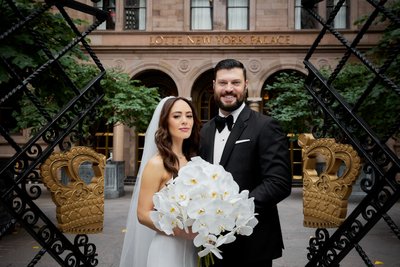 Lotte NY Palace Wedding Courtyard