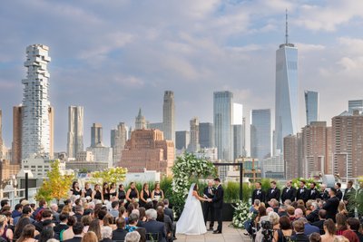 Rooftop Wedding Ceremony at Tribeca, New York City