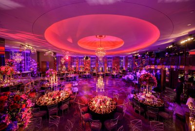 Rainbow Room NYC Wedding Reception Decor