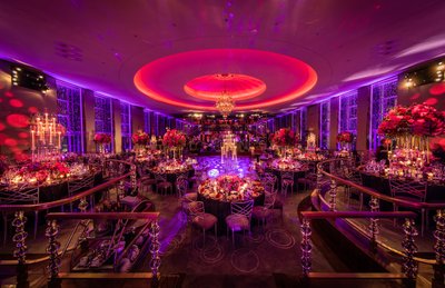 Rainbow Room NYC Wedding Reception Decor1