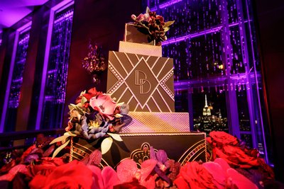 Rainbow Room Wedding - Cake by Ron Ben Israel