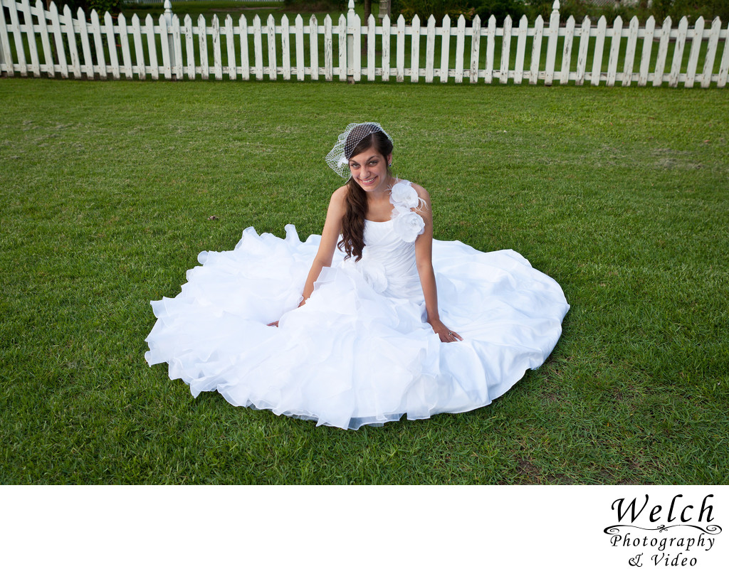 Bride portrait Fairview State Park, Madisonville, LA
