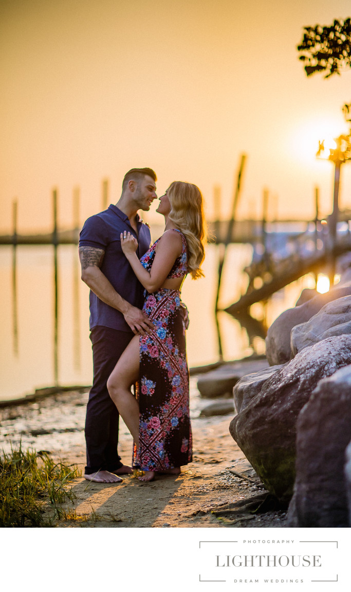 Beach wedding photos