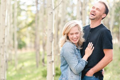 fun engagement photos colorado