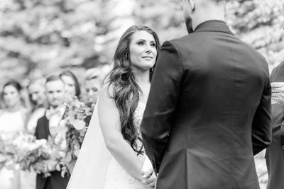 colorado mountain wedding ceremony photo