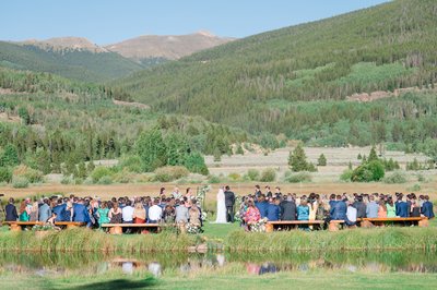 stunning outdoor ceremony 