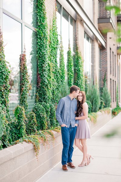downtown colorado springs engagement session 