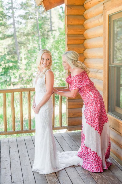 camp hale bride mom photo
