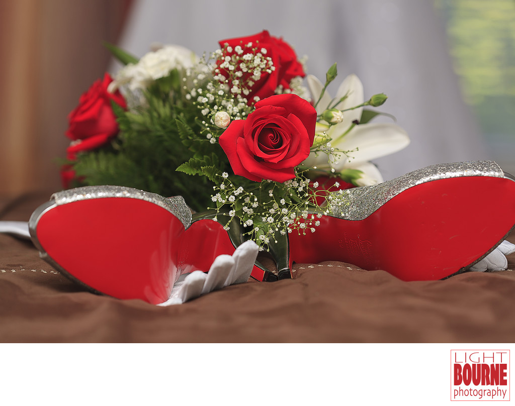 Bride Red Bottoms New Jersey Photographer