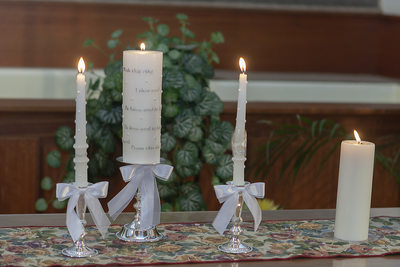 Philadelphia Wedding Day Unity Candles