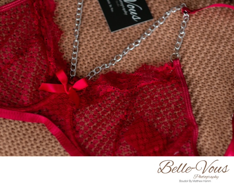 Chain Reaction Bralette (Silver-Chain Detail) – Size 8-12