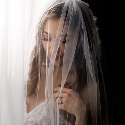 Bridal Boudoir with Veil