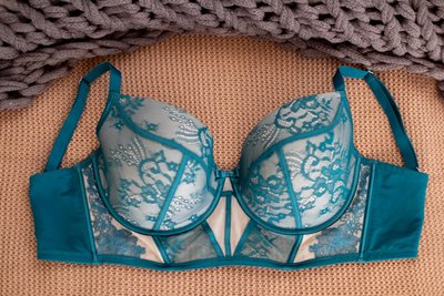 Teal Balconette Flat-Lay Front