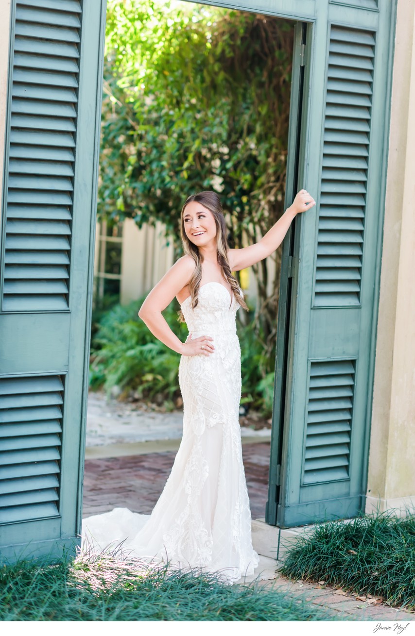 Bridal photo Longue Vue House and Gardens