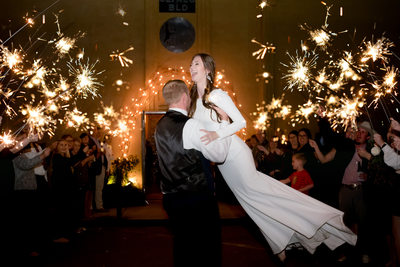 Sparkler Exit Nicobella Wedding Morgan City