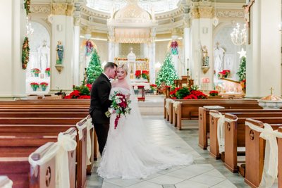 Wedding pictures at St. Joseph Cathedral