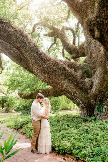 City Park Botanical Garden engagement photos
