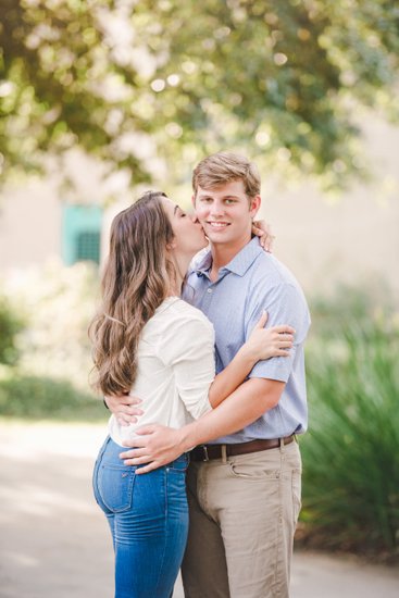 Engagement photos at LSU