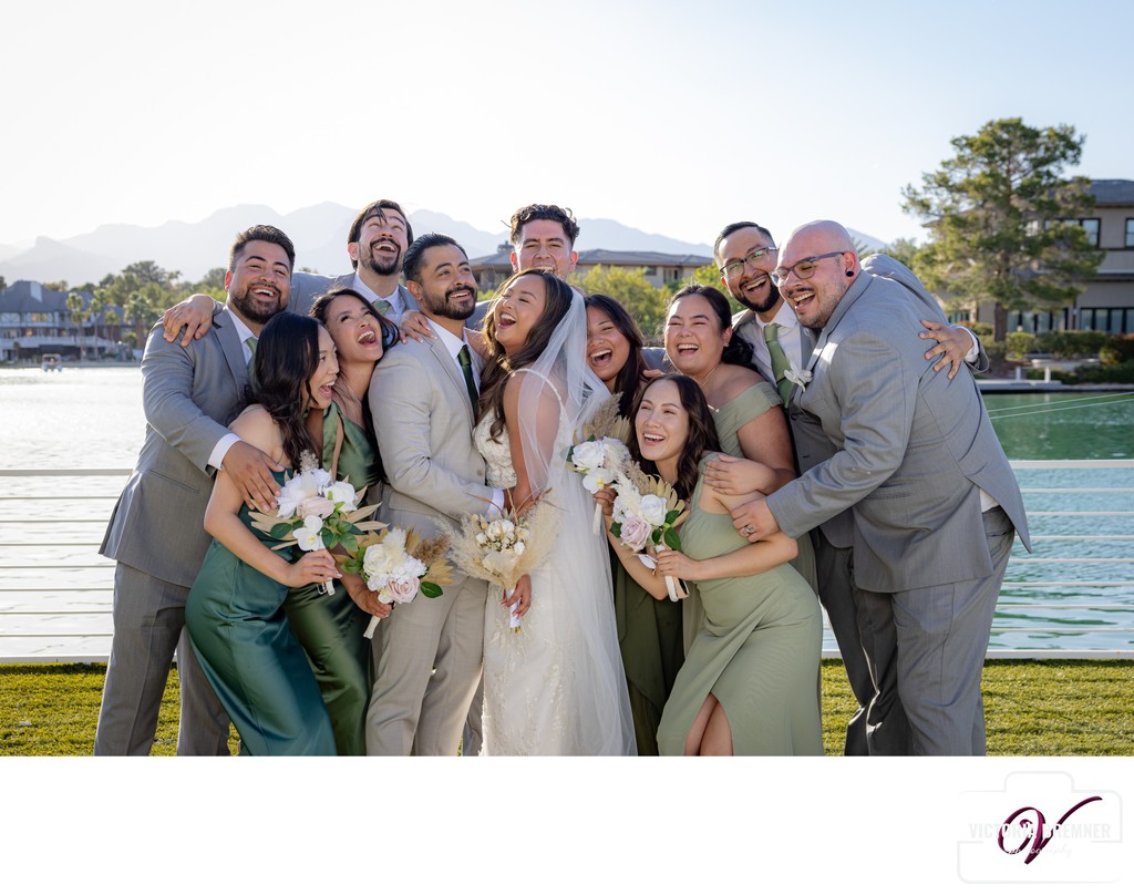 Las Vegas Wedding Party Portraits Serendipity Events 